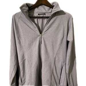 Ellen Tracy Active Women’s Size XL Purple Zip-up Jacket With Mesh Back